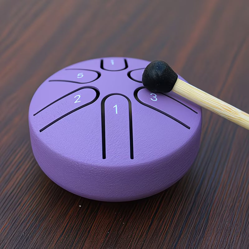 3-inch 6-tone steel tongue drum