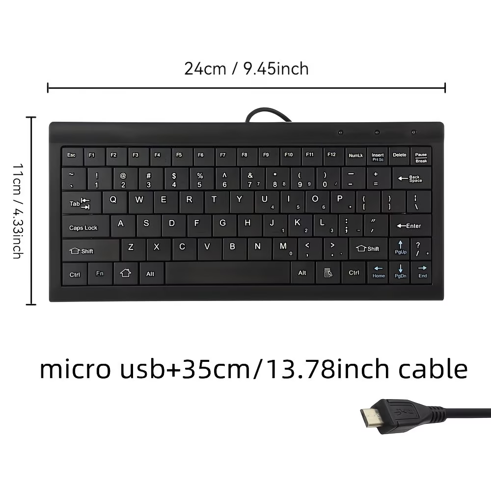 A compact and lightweight 9-inch mini keyboard designed specifically for educational and office use, suitable for CNC lathes and general-purpose machine tools