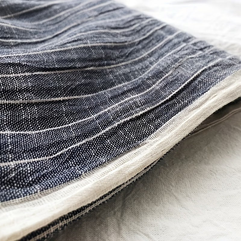 Vintage Style Tie-Dye Striped Scarf, Unisex