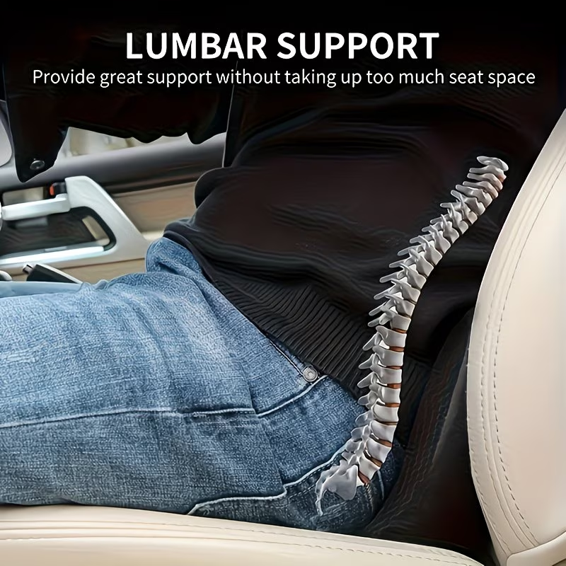1 piece ergonomic memory foam car seat set