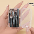 6-piece mini travel makeup brush set