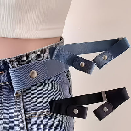 2-Pack Invisible Elastic Belt – Buckle-Free Adjustable Design
