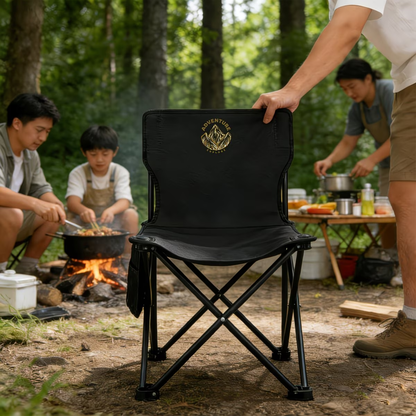 Adventure-themed folding chair, ultralight outdoor camping chair