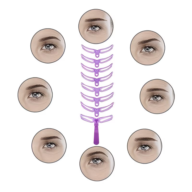 8pcs Eyebrow Painting Aid Makeup Tool