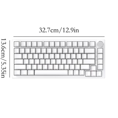 Wired mechanical keyboard, RGB/single key backlight, volume knob, five layer noise reduction, PBT keycaps, fully hot swappable keycaps, gaming keyboard
