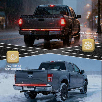 Fishbone turn signals and taillights