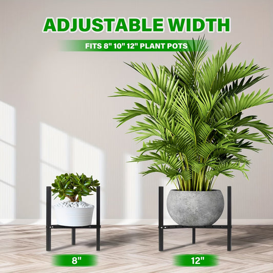 Adjustable Metal Indoor Plant Stand – Modern Style