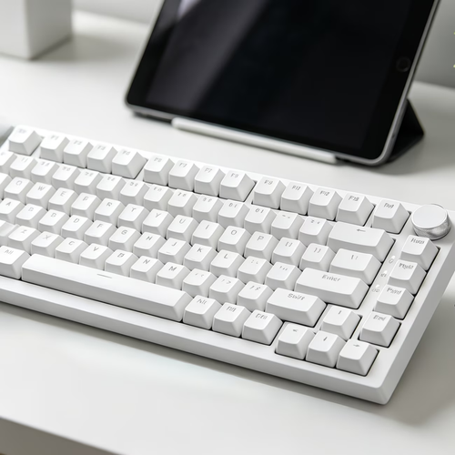 RGB dynamic light wired gaming keyboard, 81 key mute numeric keyboard