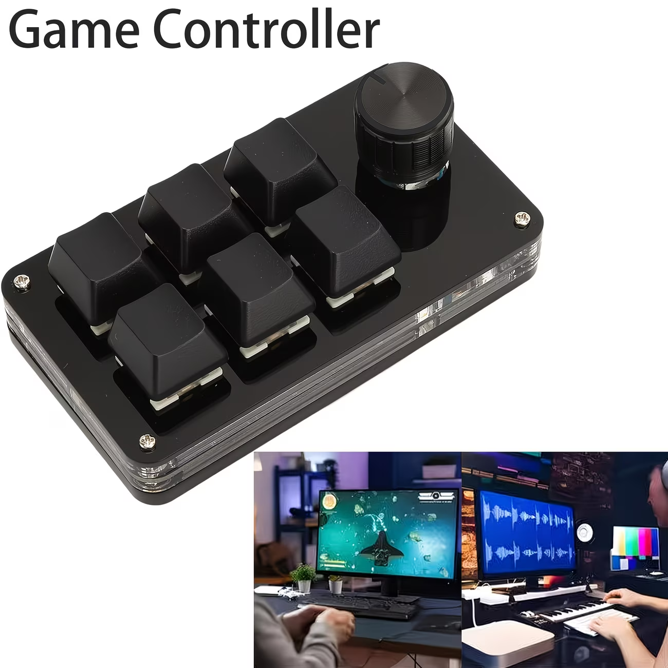 Programmable keyboard shortcuts, one click password, game assistance, game keyboard, mini keyboard