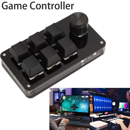 Programmable keyboard shortcuts, one click password, game assistance, game keyboard, mini keyboard