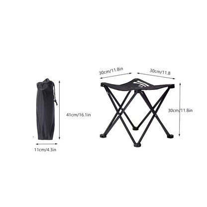 Outdoor folding stool, portable aluminum alloy mini fishing chair