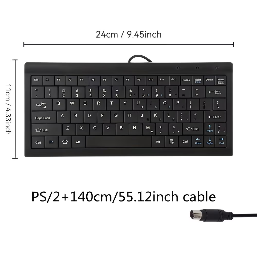 A compact and lightweight 9-inch mini keyboard designed specifically for educational and office use, suitable for CNC lathes and general-purpose machine tools