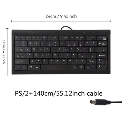 A compact and lightweight 9-inch mini keyboard designed specifically for educational and office use, suitable for CNC lathes and general-purpose machine tools