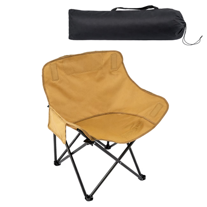Folding camping chair, 600D Oxford cloth seat cushion, thickened steel frame