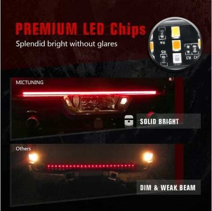 Fishbone turn signals and taillights