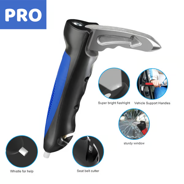 5-in-1 car handle assisted emergency escape system