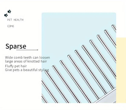 Stainless Steel Pet Hair Removal Comb Float Hair Removal Slicker Brush For Dog