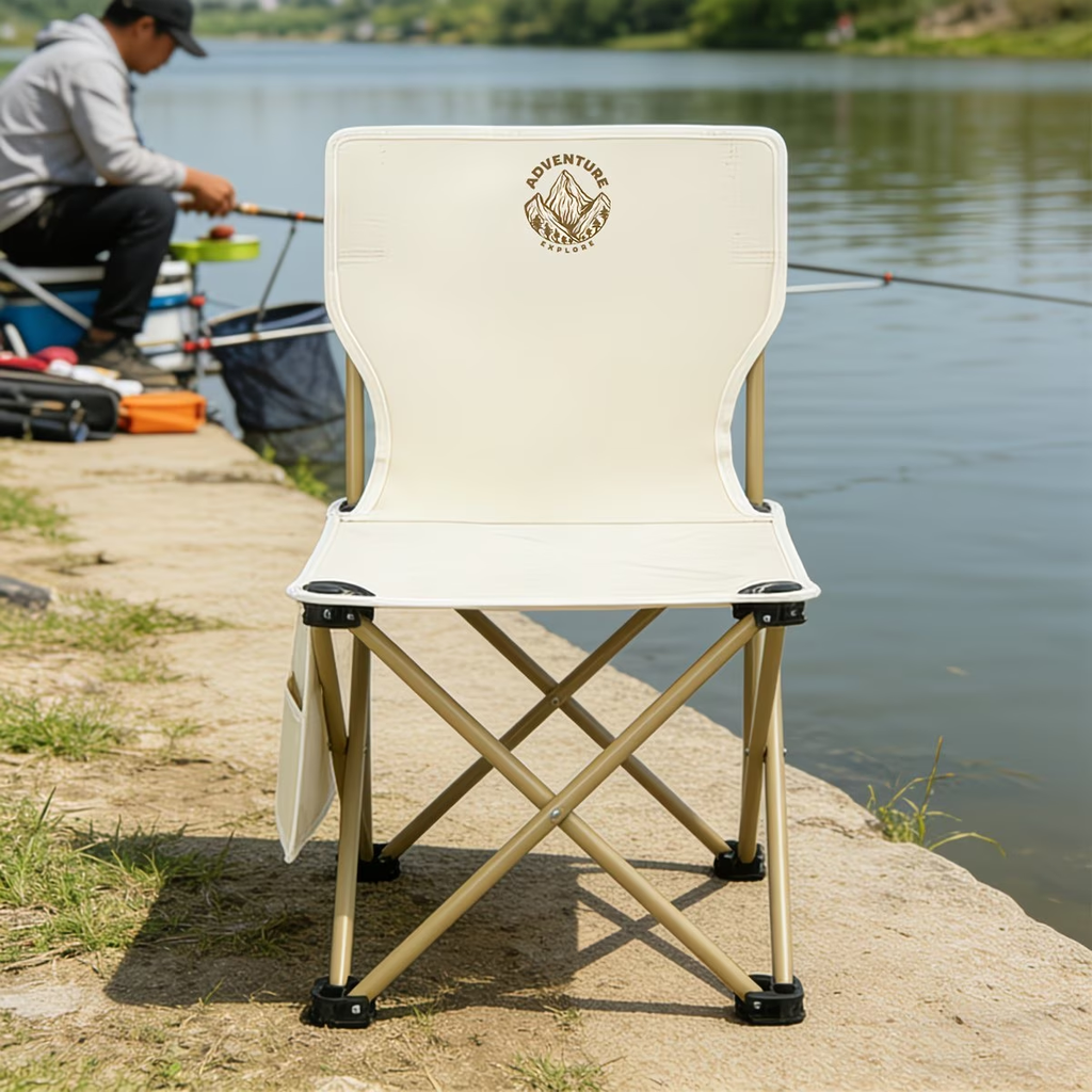 Adventure-themed folding chair, ultralight outdoor camping chair