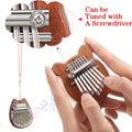 8-Key Cat Mini Kalimba, Exquisite Finger Thumb Piano Marimba Music Accessory Pendant Gift