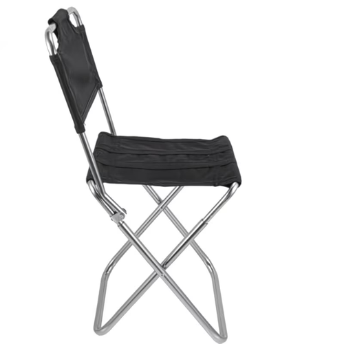 Portable folding chair, suitable for camping, beach and fishing.