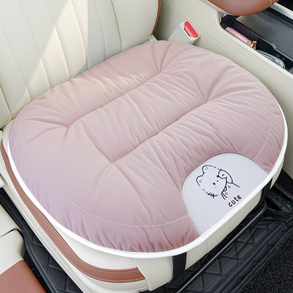 1pc Winter Plush Comfortable and Soft Car Square Cushion, Suitable for 99% of Car Models, Women's Car Accessories