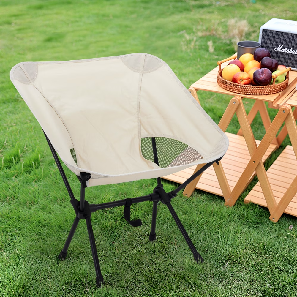 Folding fishing chair, height adjustable, portable camping chair