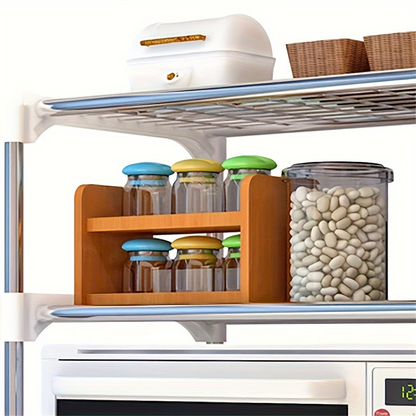 1-piece modern multi-layer kitchen storage rack, made of metal and PVC
