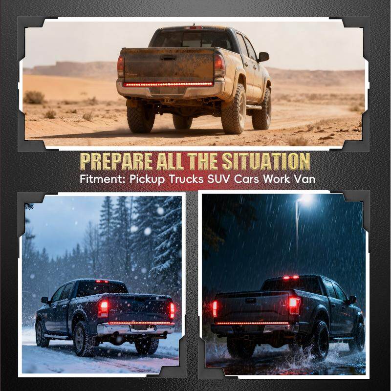 Fishbone turn signals and taillights