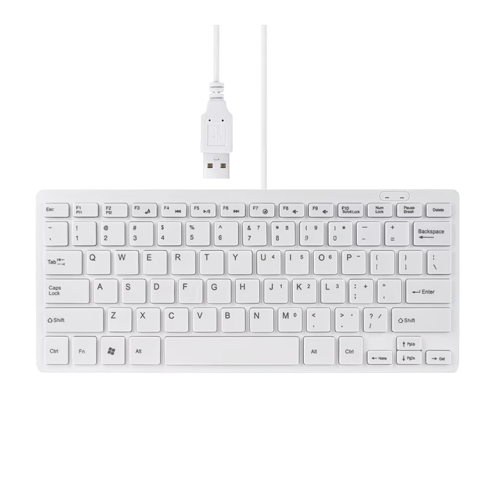 USB mini keyboard with chocolate button