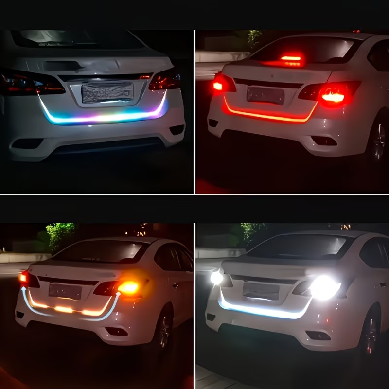 Light strip car LED 12V dynamic, vehicle LED light source, compatible with multiple models