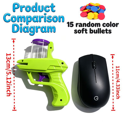 1 set of multi-colored soft-dart toys