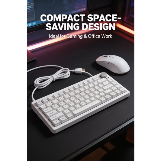 Wired mechanical keyboard, RGB/single key backlight, volume knob, five layer noise reduction, PBT keycaps, fully hot swappable keycaps, gaming keyboard