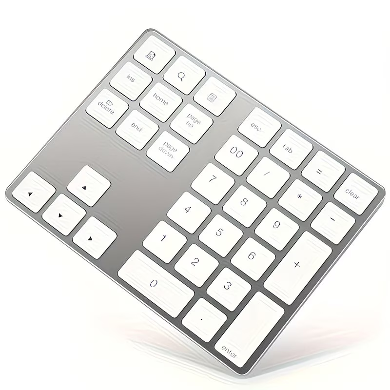 USB-C Charging 34 Key Bluetooth Digital Keyboard Smart Wireless Digital Keyboard Compatible with MAC OS Computer Keyboard
