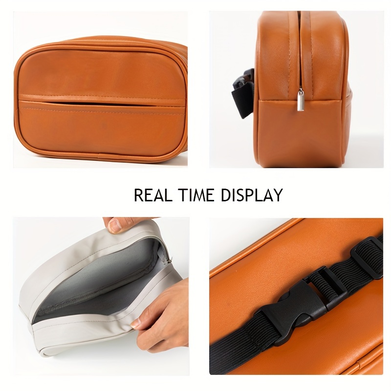 Car rear seat PU leather tissue box, universal seat back hanging tissue holder