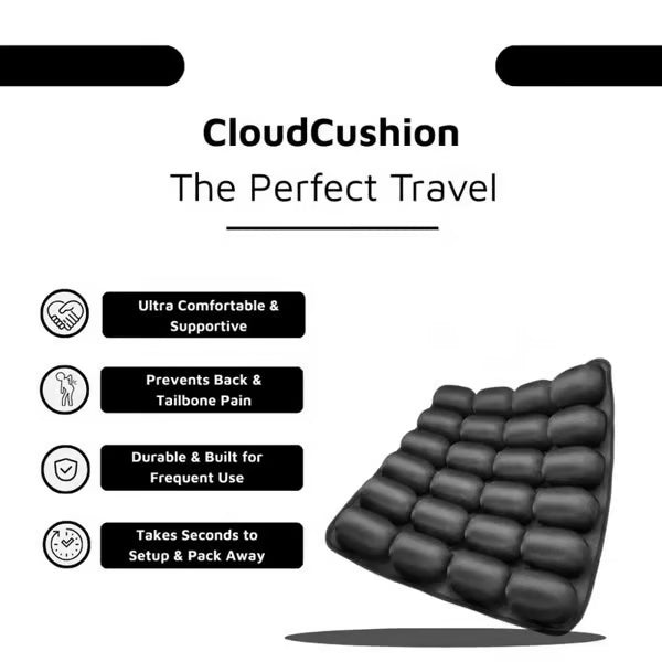 Anti-gravity car seat cushion