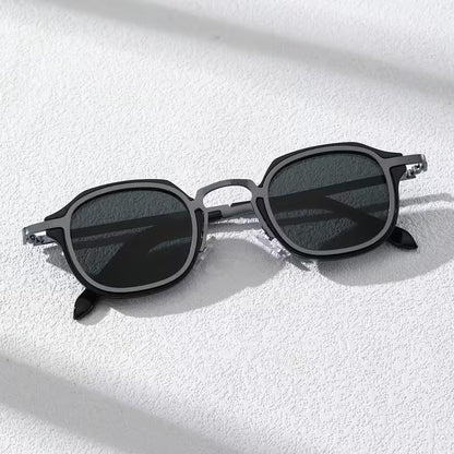 1pc Geometric Frame Vintage Classic Fashion Glasses for Men