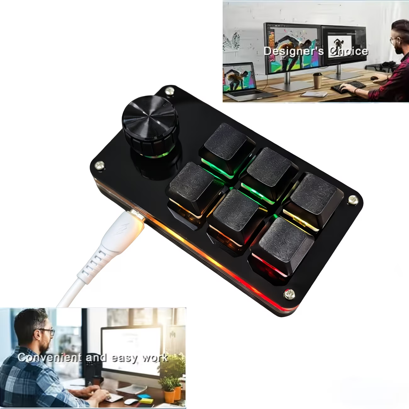 Programmable keyboard shortcuts, one click password, game assistance, game keyboard, mini keyboard