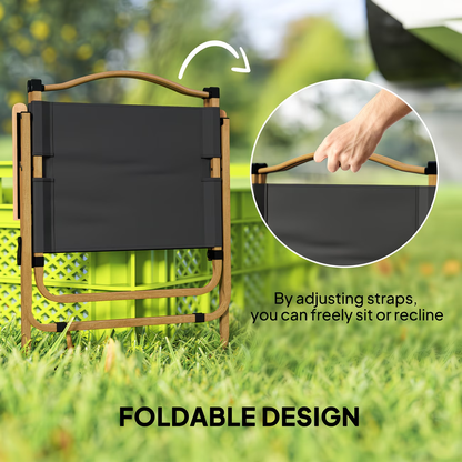 Camping chair, lightweight folding chair, portable armchair