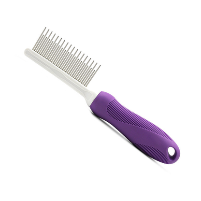 2-in-1 Grooming Comb for Cats and Dogs – Stainless Steel