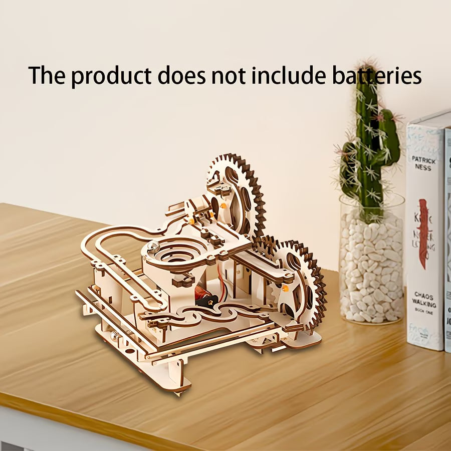 Wooden 3D Puzzle – Marble Run Model Kit