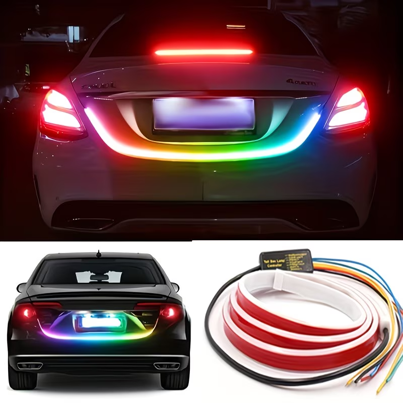 Light strip car LED 12V dynamic, vehicle LED light source, compatible with multiple models