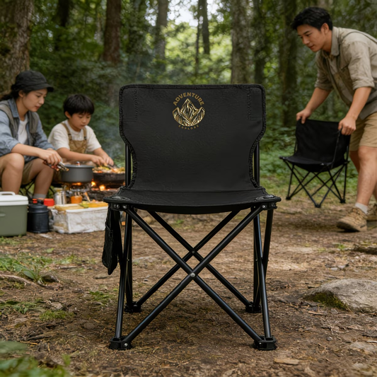 Adventure-themed folding chair, ultralight outdoor camping chair