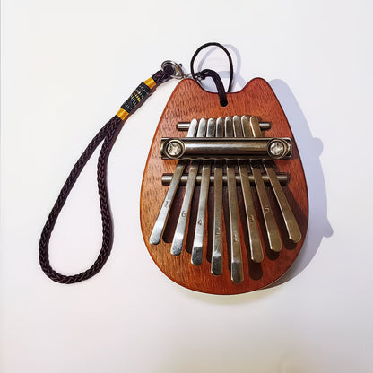 8-Key Cat Mini Kalimba, Exquisite Finger Thumb Piano Marimba Music Accessory Pendant Gift