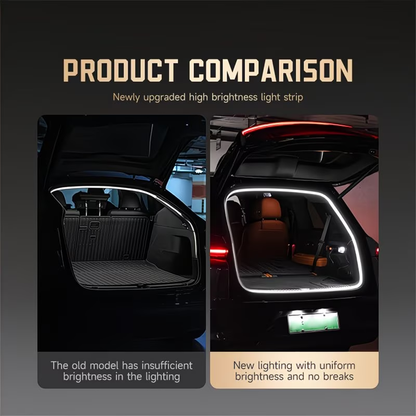 High-brightness luggage compartment lighting, ambient lighting, interior LED, no wiring required