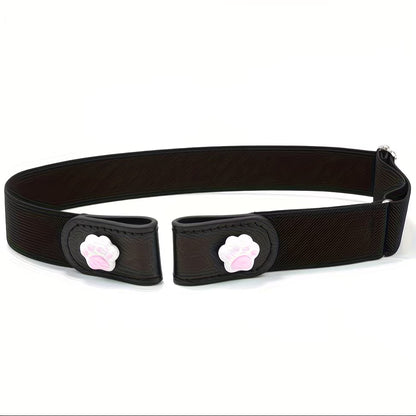 Adjustable Elastic Belt for Women, Perfect for Jeans, Featuring a Seamless Design