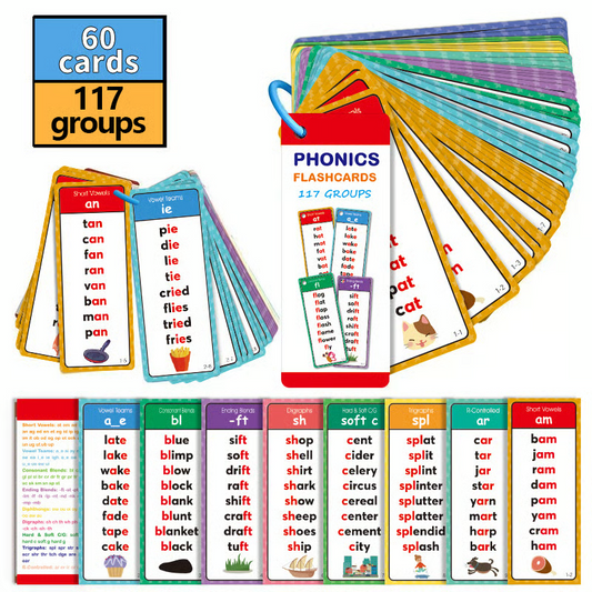 Phonics Word List Card Set