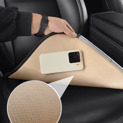 Covered car front seat cover/comfortable seat protector