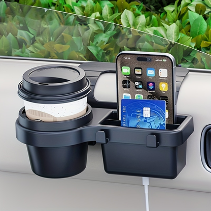 Multi-functional car phone holder, can also store car keys
