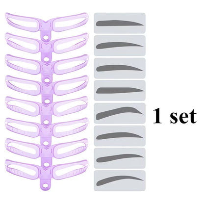 8pcs Eyebrow Painting Aid Makeup Tool