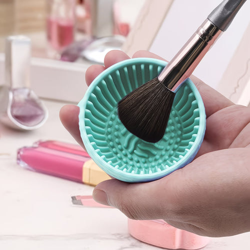 Silicone Makeup Brush Cleaner Bowl
